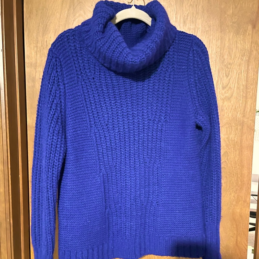 Banana Republic cobalt blue turtle neck sweater